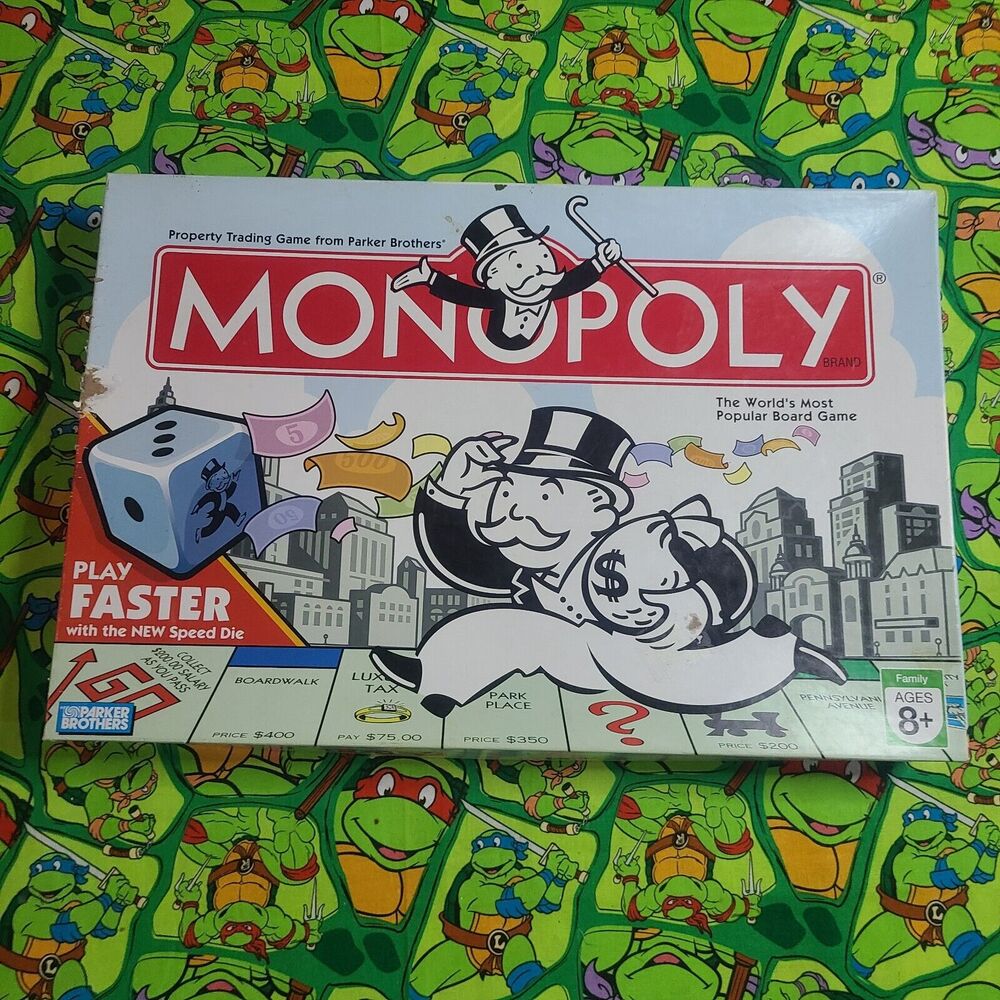 Parker Brothers Monopoly 1999 Edition Card Game